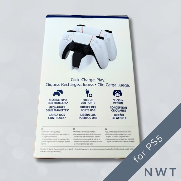 NWT Sony PS5 DualSense Charging Station | Official PlayStation 5 Charger - Picture 3 of 8